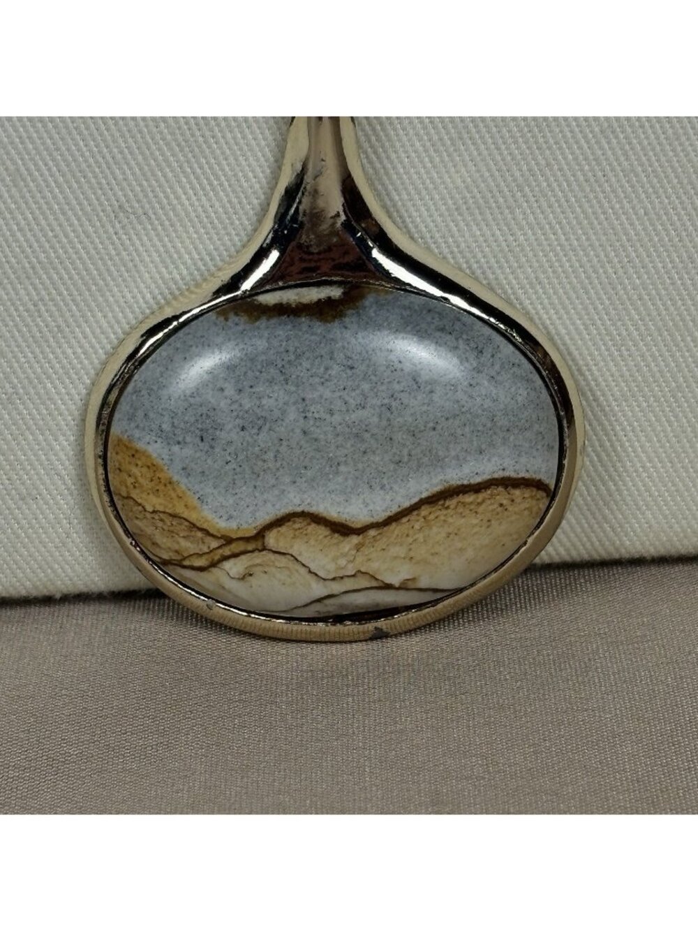 Sands of Time Picture Jasper Necklace Landscape Jasper Jewelry A116
